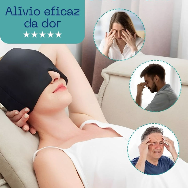 O Segredo Para Aliviar a Enxaqueca! 💆‍♂️ Touca com Gel Térmico Para Seu Máximo Conforto!